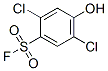2,5-Dichloro-4-hydroxybenzenesulfonyl fluoride Struktur