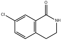 7-CHLORO-3,4-DIHYDRO-2H-ISOQUINOLIN-1-ONE 化学構造式