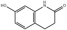 3,4-Dihydro-7-hydroxy-2(1H)-quinolinone Struktur