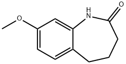 2H-1-BENZAZEPIN-2-ONE, 1,3,4,5-TETRAHYDRO-8-METHOXY- Struktur