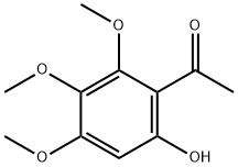 2,3,4-TRIMETHOXY-6-HYDROXYACETOPHENONE 化学構造式