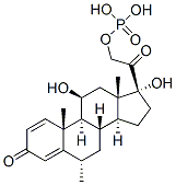 11beta,17,21-trihydroxy-6alpha-methylpregna-1,4-diene-3,20-dione 21-(dihydrogen phosphate)|磷酸甲泼尼龙