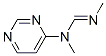 Methanimidamide, N,N-dimethyl-N-4-pyrimidinyl- (9CI) Structure