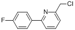 2-(CHLOROMETHYL)-6-(4-FLUOROPHENYL)PYRIDINE Struktur