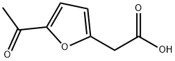 2-Furanacetic acid, 5-acetyl- (9CI) 化学構造式