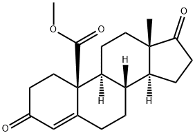 Methyl 3,17-Dioxo-4-androsten-19-oate,22256-03-7,结构式