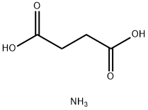 琥珀酸铵,2226-88-2,结构式