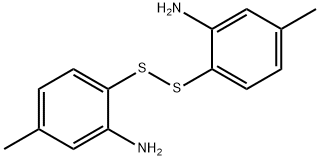 BIS(2-AMINO-4-METHYLPHENYL) DISULFIDE 化学構造式