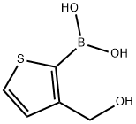 [3-(ヒドロキシメチル)-2-チエニル]ボロン酸 化学構造式