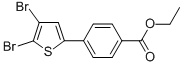 ETHYL 4-(4,5-DIBROMOTHIOPHEN-2-YL)BENZOATE 结构式