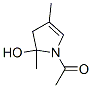 1H-Pyrrol-2-ol, 1-acetyl-2,3-dihydro-2,4-dimethyl- (9CI) 结构式
