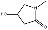 4-Hydroxy-1-methylpyrrolidin-2-one Structure