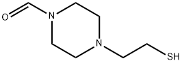 1-Piperazinecarboxaldehyde,4-(2-mercaptoethyl)-(9CI) 化学構造式