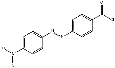 4-(4-Nitrophenylazo)benzoyl chloride 结构式