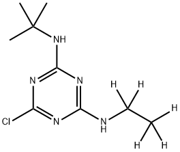 テルブチラジン‐D5(エチル‐D5) 化学構造式