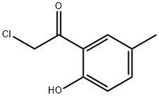 Ethanone, 2-chloro-1-(2-hydroxy-5-methylphenyl)- (9CI) 化学構造式