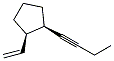 Cyclopentane, 1-(1-butynyl)-2-ethenyl-, (1R,2R)- (9CI),223127-46-6,结构式