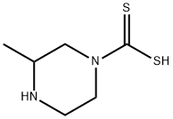 1-Piperazinecarbodithioicacid,3-methyl-(8CI) Structure