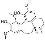 (6aR)-4,5,6,6a,7,8-Hexahydro-2,10,12-trimethoxy-6-methylbenzo[6,7]cyclohept[1,2,3-ij]isoquinoline-1,11-diol 结构式