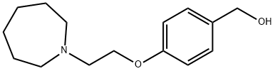 (4-(2-(氮杂环庚烷-1-基)乙氧基)苯基)甲醇,223251-16-9,结构式