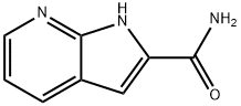 2-甲酰胺-7-氮杂吲哚, 223376-47-4, 结构式