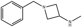 N-甲基-1-(苯甲基)-3-氮杂环丁胺 结构式