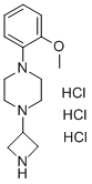3-[4-(2-Methoxyphenyl)piperazinyl]azetidine trihydrochloride 结构式