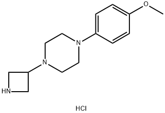 3-[4-(4-Methoxyphenyl)piperazinyl]azetidine trihydrochloride Structure