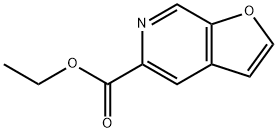 呋喃并[2,3-C]吡啶-5-羧酸乙酯 结构式