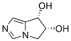 5H-Pyrrolo[1,2-c]imidazole-6,7-diol,6,7-dihydro-,(6R,7S)-(9CI),223410-28-4,结构式