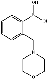2-(吗啉甲基)苯基硼酸 结构式
