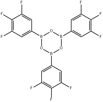2,4,6-三(3,4,5-三氟苯)环硼氧烷, 223440-94-6, 结构式