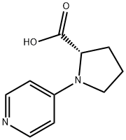 N-(2-Pyridyl)-L-proline 结构式