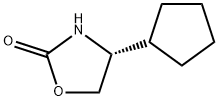 2-Oxazolidinone,4-cyclopentyl-,(4R)-(9CI) 结构式