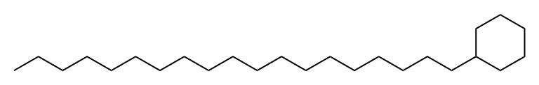 N-NONADECYLCYCLOHEXANE Struktur