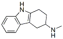 3-methylamino-1,2,3,4-tetrahydrocarbazole 结构式