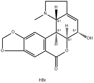HIPPEASTRINE HYDROBROMIDE 化学構造式