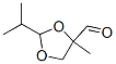 1,3-Dioxolane-4-carboxaldehyde, 4-methyl-2-(1-methylethyl)- (9CI) 结构式