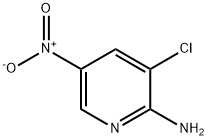 2-AMINO-3-CHLORO-5-NITROPYRIDINE Struktur