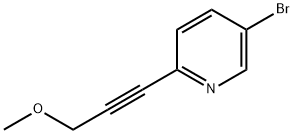 5-BROMO-2-(3-METHOXYPROP-1-YNYL)PYRIDINE 结构式