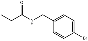 PropanaMide, N-[(4-broMophenyl)Methyl]- 结构式