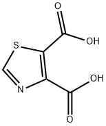 4,5-チアゾールジカルボン酸 化学構造式