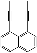 1,8-Di-1-propynylnaphthalene 结构式