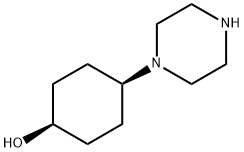 Cyclohexanol, 4-(1-piperazinyl)-, cis- (9CI) Struktur