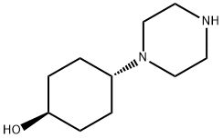 Cyclohexanol, 4-(1-piperazinyl)-, trans- (9CI) 结构式