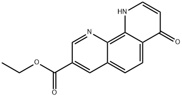 7-氧代-7,10-二氢-1,10-菲咯啉-3-羧酸乙酯 结构式
