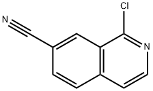 1-Chloroisoquinoline-7-carbonitrile 化学構造式