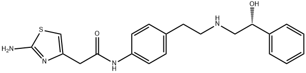 米拉贝隆, 223673-61-8, 结构式