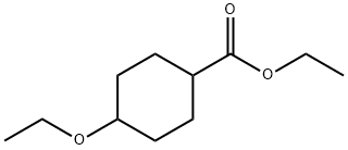 Cyclohexanecarboxylic acid, 4-ethoxy-, ethyl ester (9CI) 化学構造式