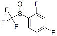 2,4-Difluorophenyl trifluoromethyl sulphoxide 化学構造式